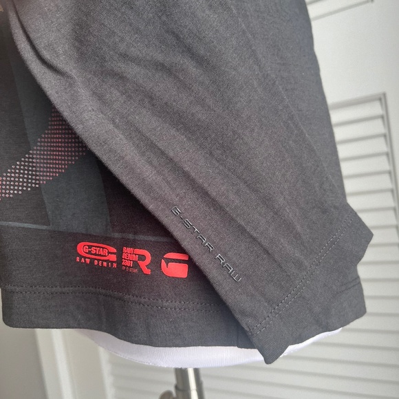 G Star Raw Ruby V T Logo Women's Cotton V-neck Casual Top T-Shirt Large - Picture 8 of 12